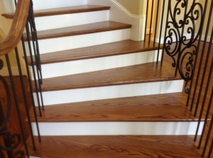 Raleigh hardwood stairs